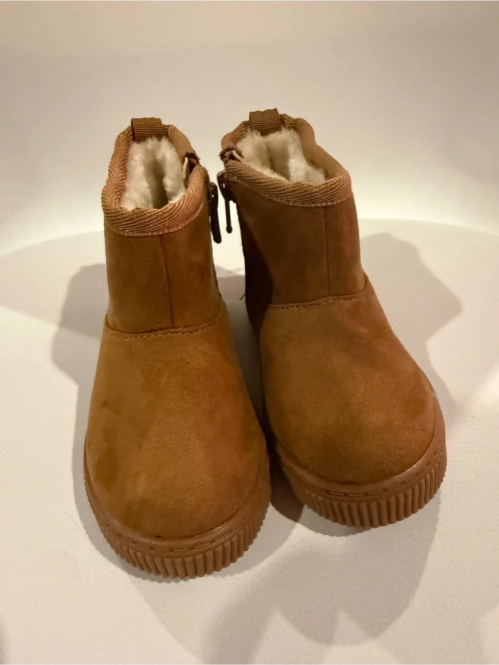 ☀️🌊 Cat & Jack Toddler Brown Cozy Winter Boots - Size 5 NWT